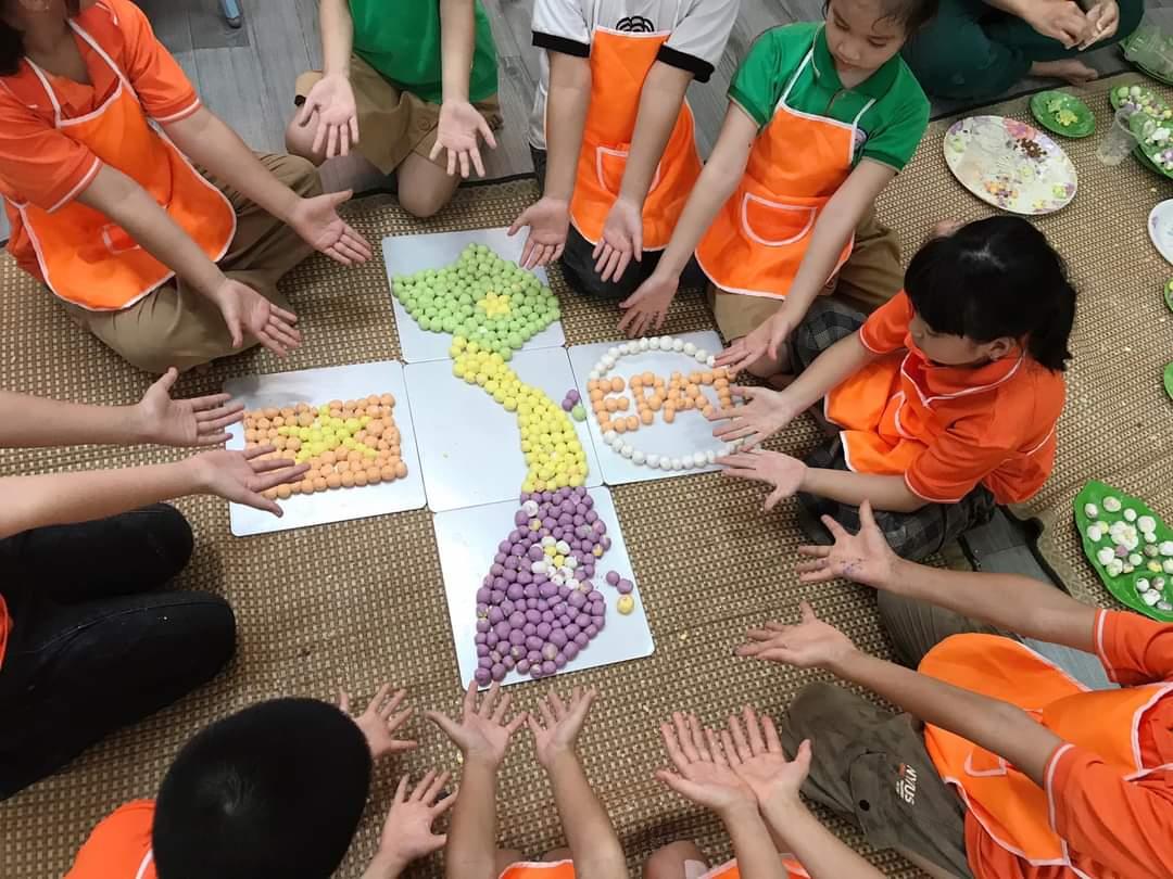 Hoạt động làm bánh trôi ảnh 3